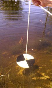 water column  secchi disk american sport fish