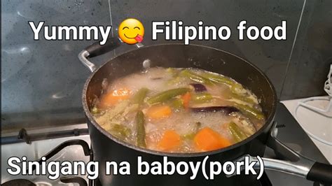 Paano Magluto Ng Masarap Na Sinigang Na Baboy Youtube