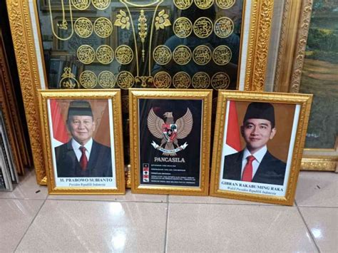 Jual Bingkai Foto Presiden Dan Wakil Presiden Ukuran A A X Di