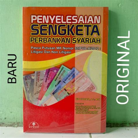 Jual Buku Prinsip Dasar Penyelesaian Sengketa Perbankan Syariah Melalui