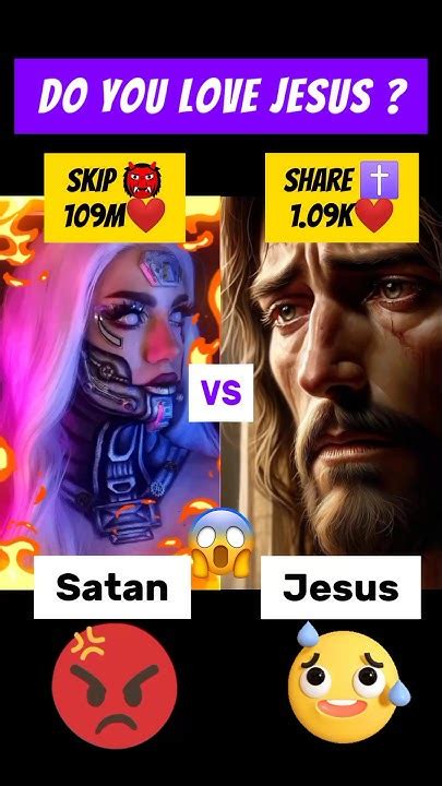 Jesus Vs Satan Edit Do You Love Jesus Youtube