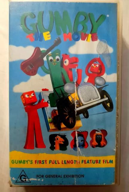 GUMBY THE MOVIE VHS Video Tape Rare Roadshow. Gumby's first full length ...