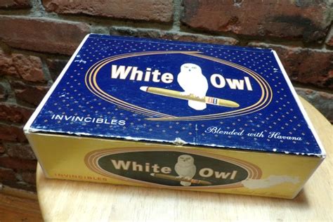 Vintage White Owl Invincibles Cigar Box 1960s General Etsy