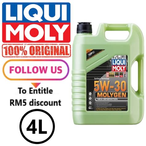 Liqui Moly MOLYGEN New Generation 4L 5W30 Fully Synthetic Engine Oil