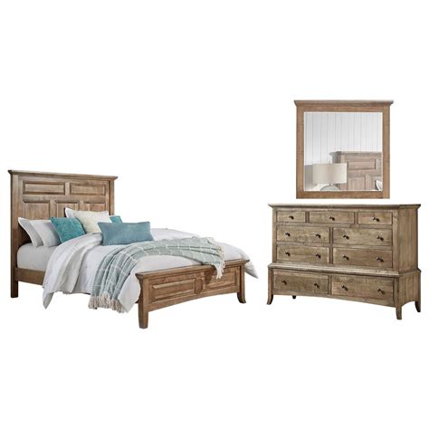 Archbold Furniture Company Provence 3 Piece Queen Bedroom Set In