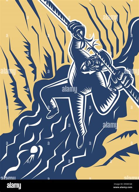Hanging From A Cliff Stock Vector Images Alamy