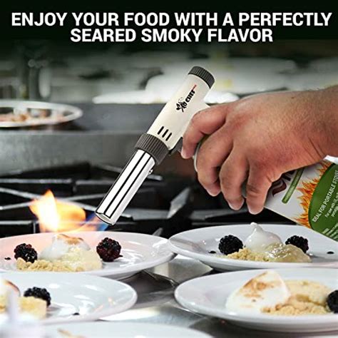 Jo Chef Pro Butane Torch Lighter Refillable Butane Torch Head Hand