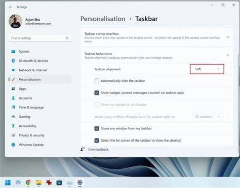 Как настроить панель задач в Windows 11 toadmin ru