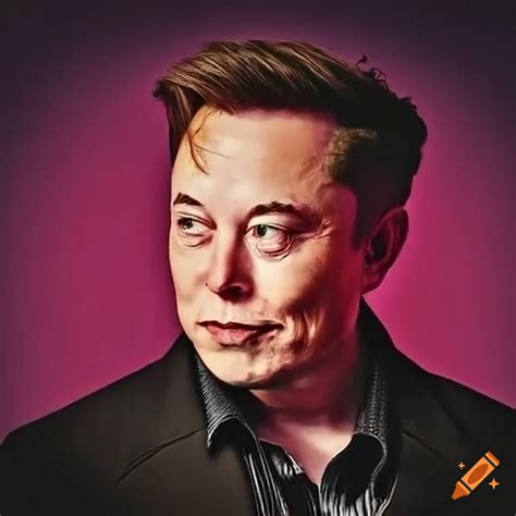 Portrait Of Elon Musk