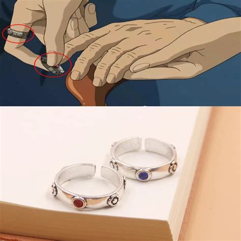 Anime Howl S Moving Castle Ring Adjustable Metal Unisex Rings Hayao