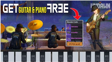How To Get PIANO GUITAR Emotes In Undawn Guide Video With Avn