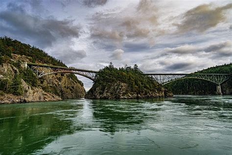 Deception Pass Bridges Photograph By Gary Skiff