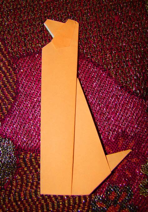 Origami Maniacs: Origami Dog Bookmark