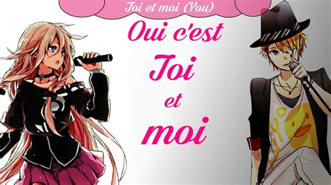 Nightcore Toi Et Moi You French Version Youtube