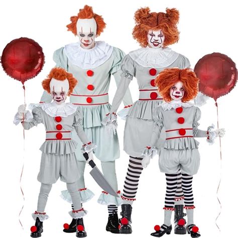 Déguisements Clowns It Pennywise adultes et enfants pour familles