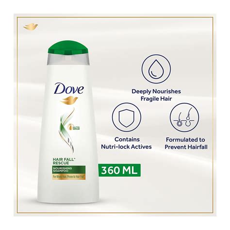 Purchase Dove Hair Fall Rescue Nourishing Shampoo For Weak Hair Ml