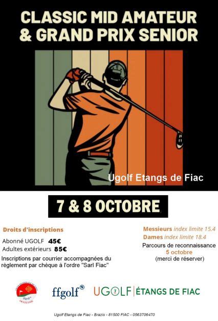 Le Classic Mid Amateur Et Le Grand Prix Seniors De Fiac Ligue De Golf