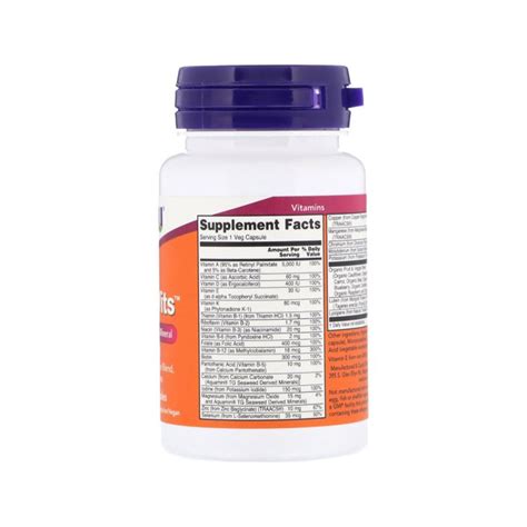 Now Foods Daily Vits 30 Veg Capsules Aesthetic Today UAE