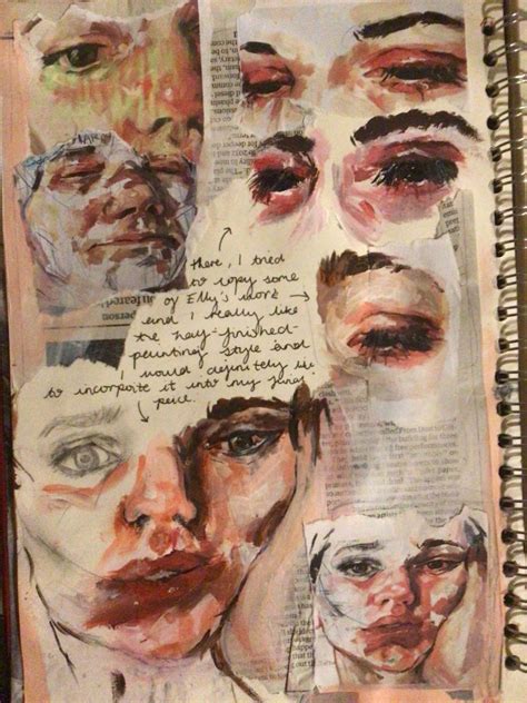 Elly Smallwood Gcse Sketchbook Gcse Art Sketchbook A Level Art