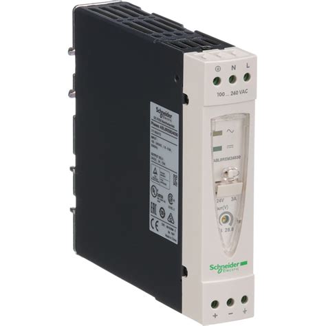 Schneider Electric ABL8REM24030 Power Supply AC DC 24V 3A 85 264V