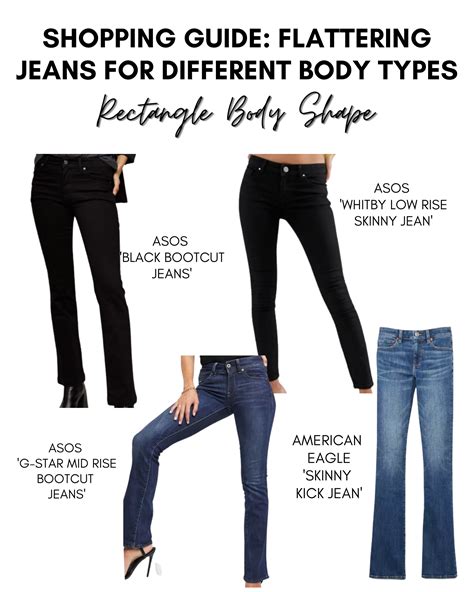 Shopping Guide Flattering Jeans For Different Body Types Sarah Scoop