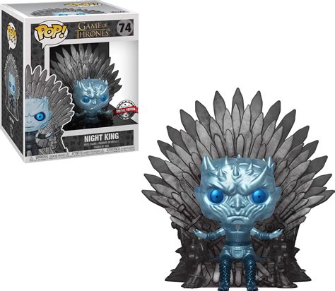 Funko Deluxe Pop Juego de Tronos de vinilo Night King Trono Metálico