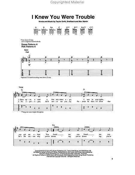 Easy Taylor Swift Guitar Chords