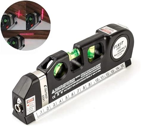 Spirit Level, Laser Measure Multipurpose Laser Level Spirit Level Standard Metric Ruler Laser