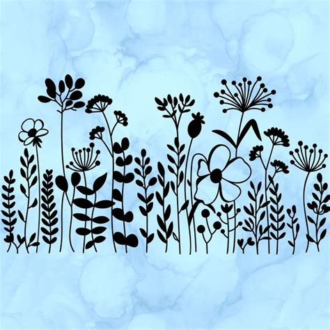 Wildflowers Decal Etsy