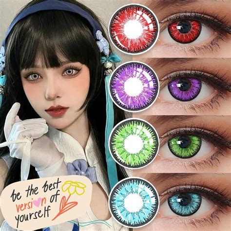 Jual Softlens Cosplay Halloween Karakter Warna softlen lensa mata warna ...