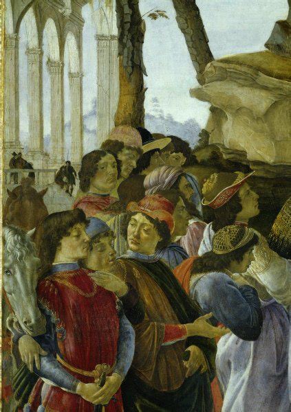 Botticelli Adoration Of Kings Detail Sandro Botticelli