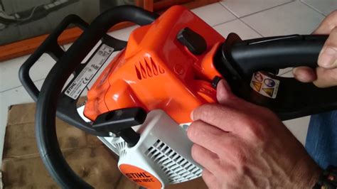 Como Prender Una Motosierra Stihl Youtube