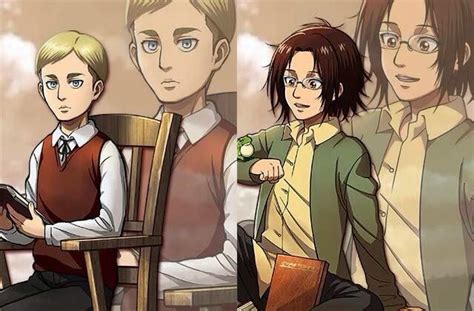 Erwin Hanji Kids From Shingeki No Kyojin Shingeky Anime Japones