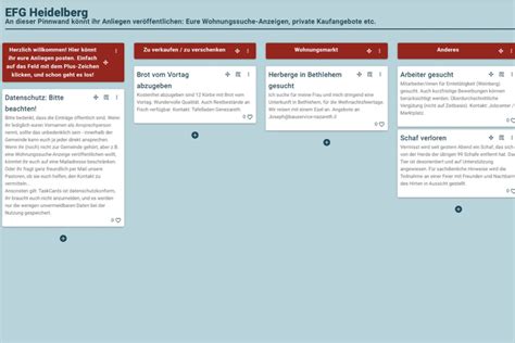 Unsere Pinnwand Ist Online Efg Heidelberg Hoffnungskirche