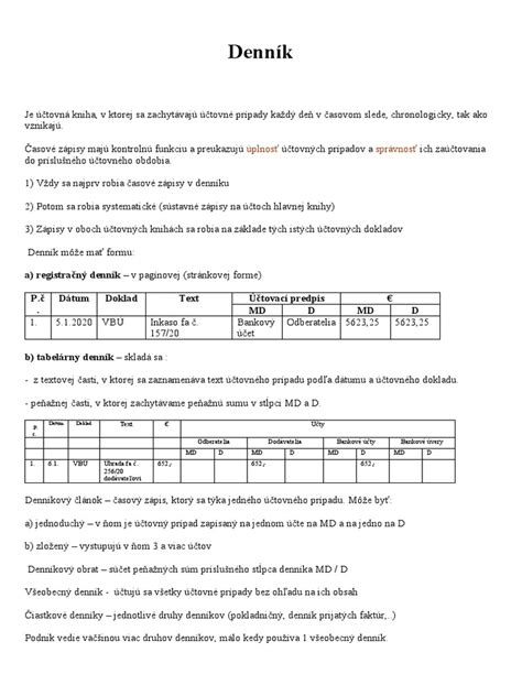 2.-Denník | PDF