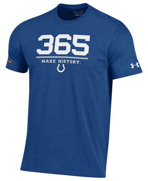 Under Armour Men S Indianapolis Colts 365 T Shirt Macy S