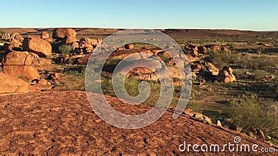 Aerial View of Devils Marbles Karlu Karlu Northern Territory of Australia Stock Video - Video of ...