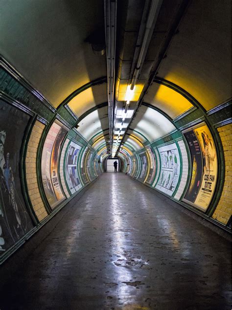 Embankment London - Street Photography Print - Underground Tube Station