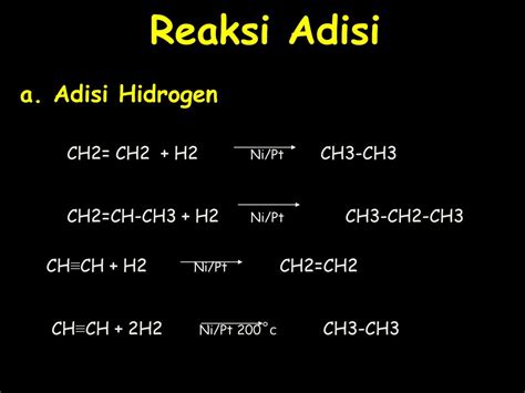 Contoh Soal Reaksi Adisi Substitusi Dan Eliminasi Reaksi Adisi