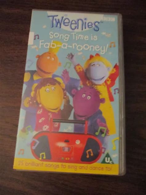 Tweenies Song Time Is Fab A Rooney Vhs Video Tape New £7 99 Picclick Uk