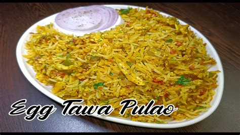 Egg Tawa Pulao Tawa Anda Pulao Street Food Egg Recipes Egg