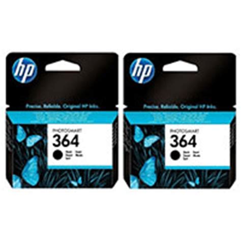 HP 364 Black Original Ink Cartridge Twin Pack | Red Bus Cartridges