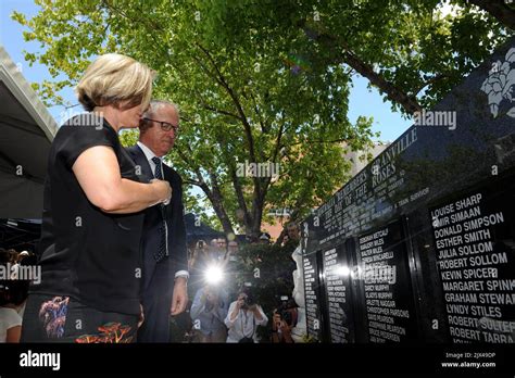 Le Premier Ministre Australien Malcolm Turnbull Et Sa Femme Lucy