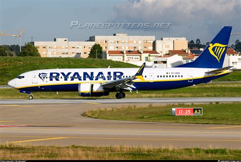 EI HGX Ryanair Boeing 737 8200 MAX Photo By Rui Marques ID 1523998