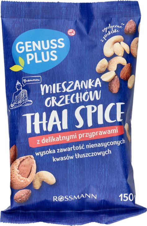 GENUSS PLUS mieszanka orzechów Thai Spice 150 g Drogeria Rossmann pl