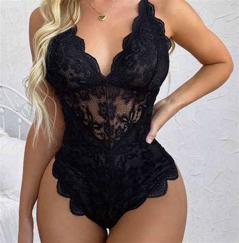 Эротическое белье Aliexpress Lace Sexy Bodysuit Women Lingerie Fashion