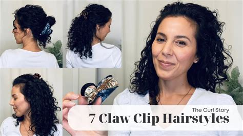 7 Claw Clip Hairstyles That You Need Now Easy Curly Hairstyles The Curl Story Youtube