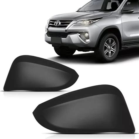 Par Capa Retrovisor Hilux 2016 2017 2018 2019 Preta