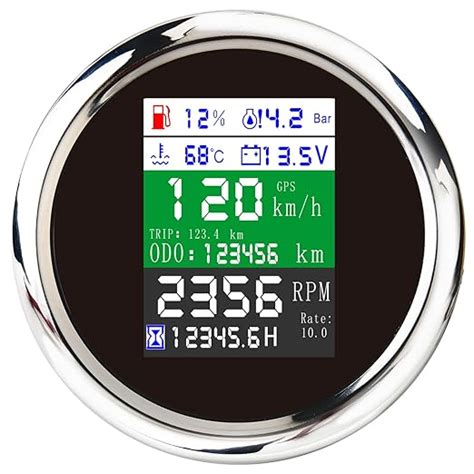 Amazon Geloo Mm Boat Gps Speedometer Waterproof Marine Mph