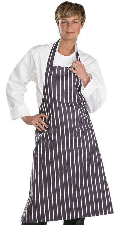 Chefs Butchers Bib Apron Industrial Workwear